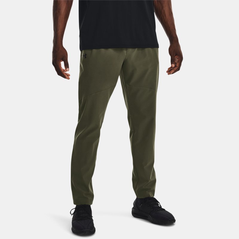 Men's  Under Armour  Stretch Woven Pants Marine OD Green / Black S